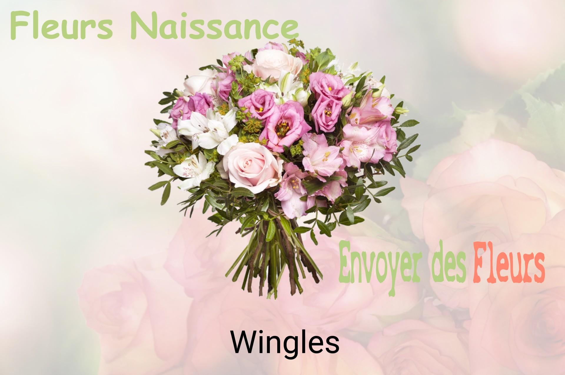 Bouquet de fleurs de naissance livré à Wingles